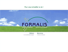 Tablet Screenshot of formalis.be